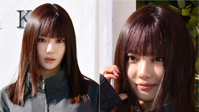 '뱅헤어가 찰떡' 에스파 닝닝, 모델같은 포스에 깜짝!