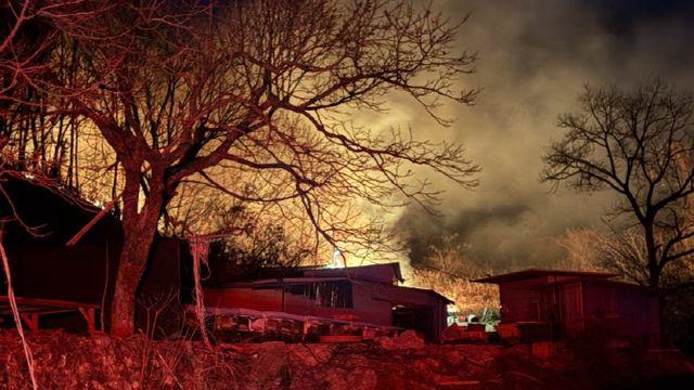 전남 고흥서 산불…소방당국 진화 나서