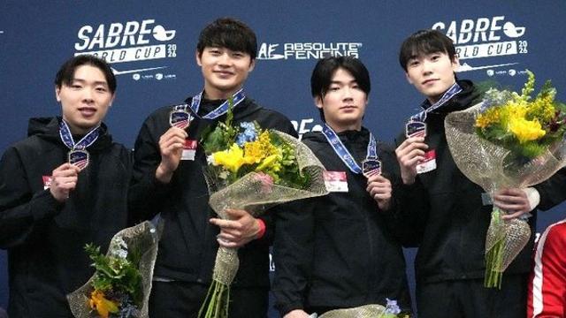 대전시청 소속 펜싱 오상욱, 2관왕 복귀 신고