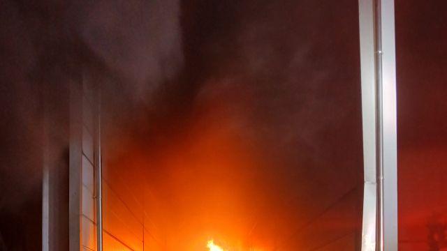 인천 서구 재활용품 처리공장서 불…건물 2동 소실