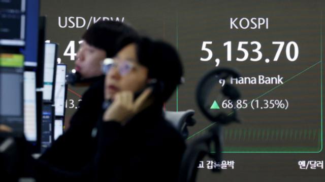 '트럼프 관세 완화 기대' 코스피·코스닥 동반 강세...삼성전자·SK하이닉스 신고가