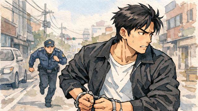 수갑 찬 사기범 놓쳐…경찰, 100명 투입해 12시간 만에 체포