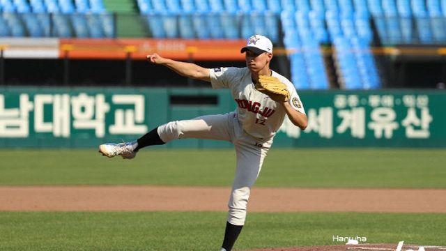 한화 이글스, 김범수 보상선수로 우완 투수 양수호 지명