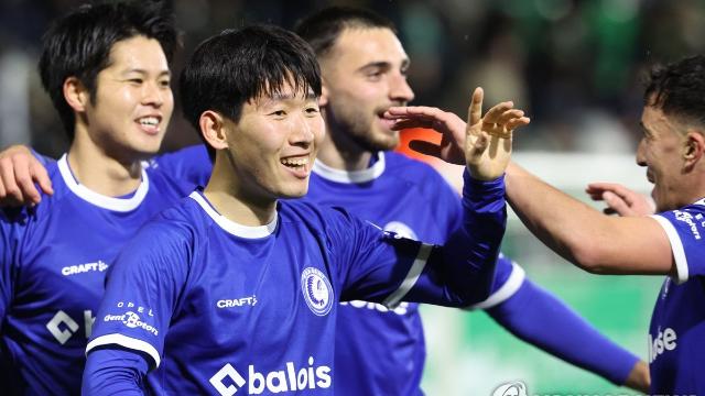 홍현석, 헤더로 임대 이적 3경기 만에 첫 골…헨트 1-1 무승부