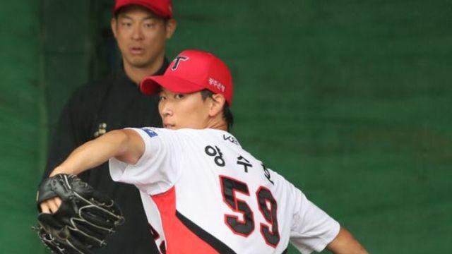 '시속 153㎞→RPM 2600회' 양수호, KIA에 작별인사…