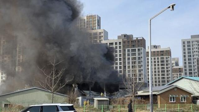 [속보] 양주 옥정동 음식점에서 화재