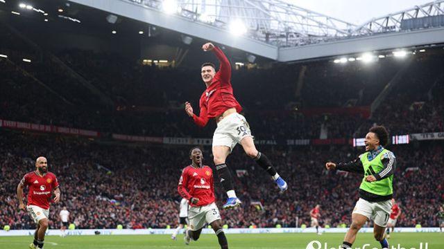 [PL REVIEW] ‘캐릭 매직’ 맨유 미쳤다! 경기 막판 셰슈코 극장골→풀럼에 3-2 승리…3연승+리그 4위 등극