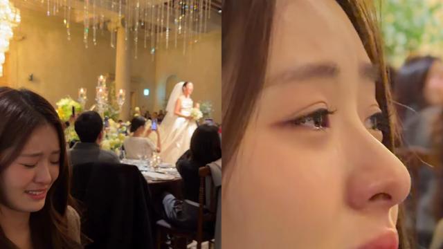 ‘하시4’ 김지민, 김지영 신부 입장에 끝내 오열…“너무 예쁘고 기뻐서” [SD셀픽]