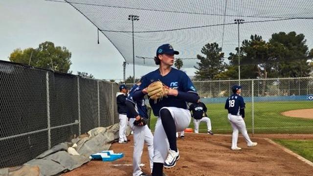 국대 포수도 '처음 보는 투심'이라니…진짜 '페디·하트' 넘는 에이스 탄생? NC 테일러, 첫 불펜 피칭서 '최고 146km' 기록