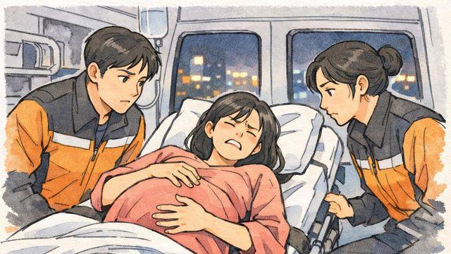 양수 터졌는데 병원 없어서…'1시간 뺑뺑이' 임신부 구급차 출산