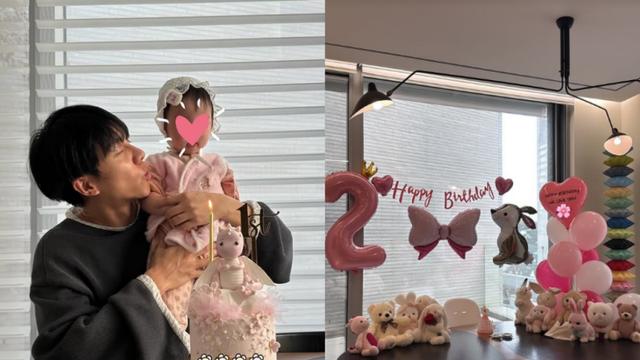 이승기♥이다인 딸, 벌써 두 돌…핑크빛 홈파티 [IS하이컷]