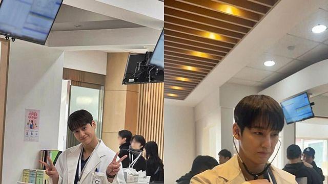 김범, 3년 공백기 드디어 깬다... 의사 가운 입고 차기작 예고 [IS하이컷]