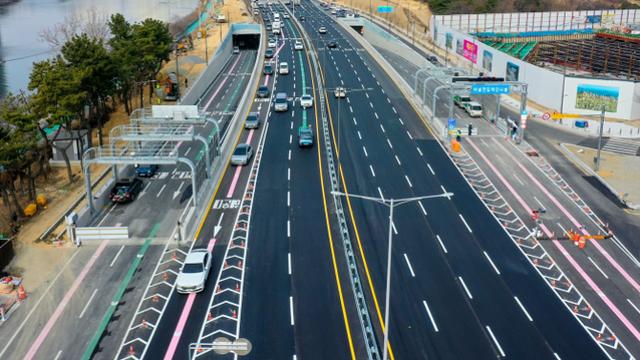 GS건설, 부산 최초 '대심도 터널' 만덕센텀고속화도로 개통