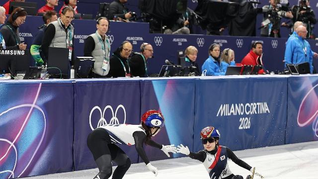 [올림픽] 혼성계주 결승 좌절에 최민정 