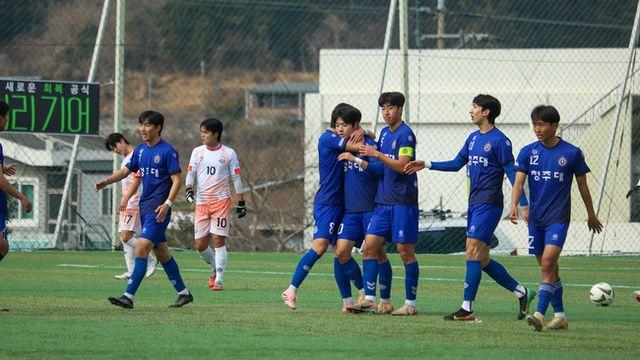 다득점 경기 쏟아진다...제62회 춘계대학축구연맹전 통영기 개막, 전주대-동국대 5골 넣고 승리 눈길