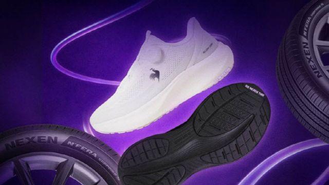 넥센타이어, 르꼬끄와 협업 러닝화 공개…타이어 기술 적용