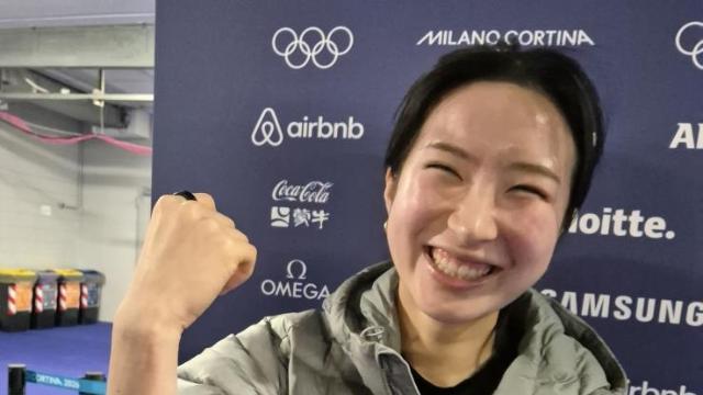 [올림픽] 충돌 부상 김길리, 밝은 표정으로 훈련 