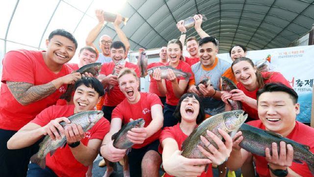 평창송어축제 폐막…25만명 방문·매출 22억원 달성