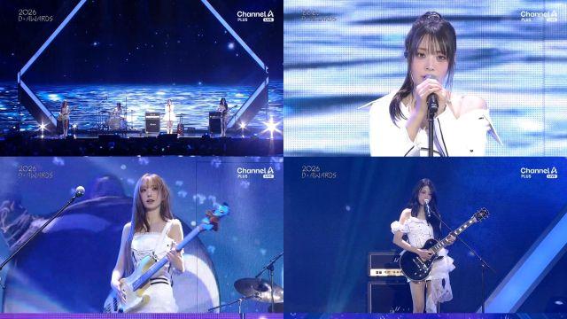 QWER, '디 어워즈' 2관왕 기염.. 2년 연속 수상에 