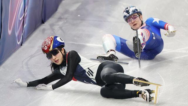 혼성계주에서 김길리와 충돌한 미국 선수 스토더드, 결국 SNS로 사과 “의도치 않았다”
