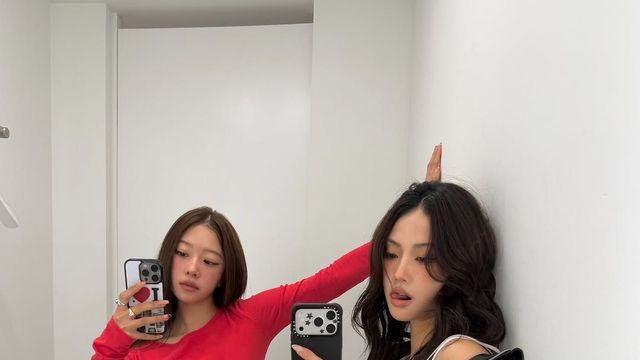 블랙 7부 바지 하나면 끝, 슬림해 보이는 봄 코디 공식