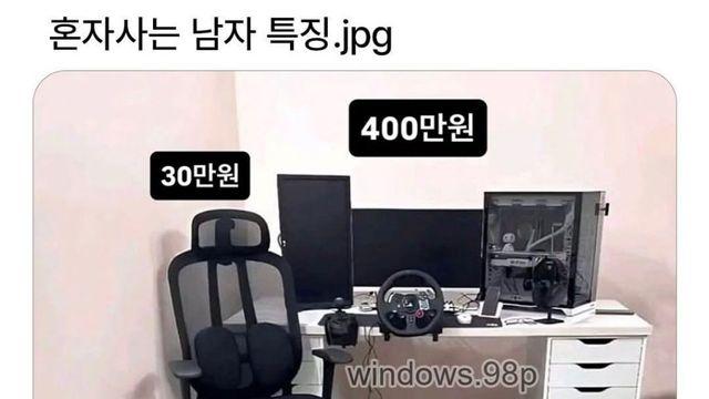 잠자리는 2만 원, 컴퓨터는 400만 원?… 온라인 강타한 '혼자 사는 남자'의 극단적 소비 밸런스