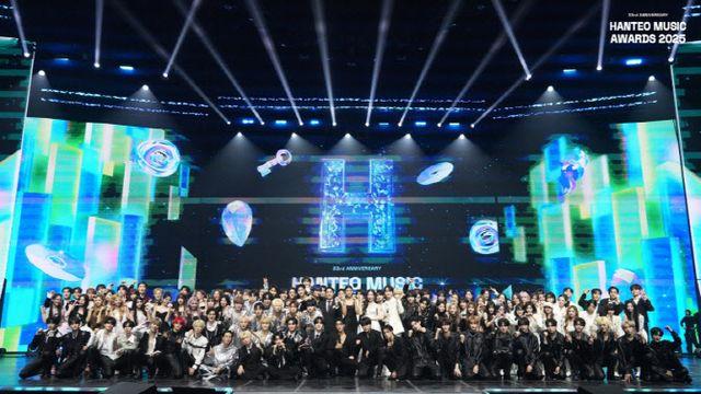 스키즈·지드래곤·에이티즈·엔하이픈, '한터뮤직어워즈' 대상 영예