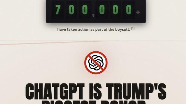 美서 챗GPT 보이콧 확산…70만명 유료 구독 취소
