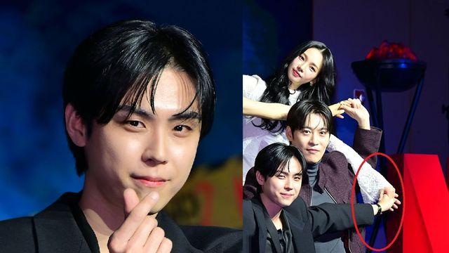 카리나를 만지작거렸다고?…김도훈, 논란 직접 해명 