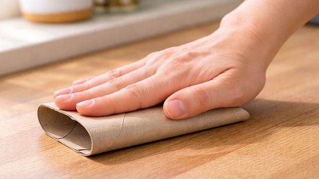 휴지심 버리지 말고 손바닥으로 꾹 눌러보세요…이렇게 편한 걸 왜 몰랐죠