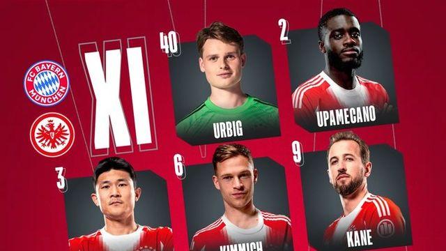 [분데스 LINE UP] 대박! 김민재, 2경기 연속 선발 출격…바이에른 뮌헨, 프랑크푸르트전 명단 공개