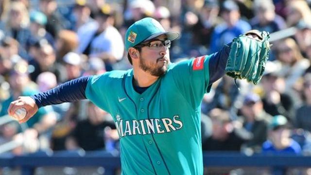 류지현호 드디어 희소식! '한국계' 데인 더닝, ML 첫 시범경기 SD전 1⅔이닝 1K 무실점…송성문 결장