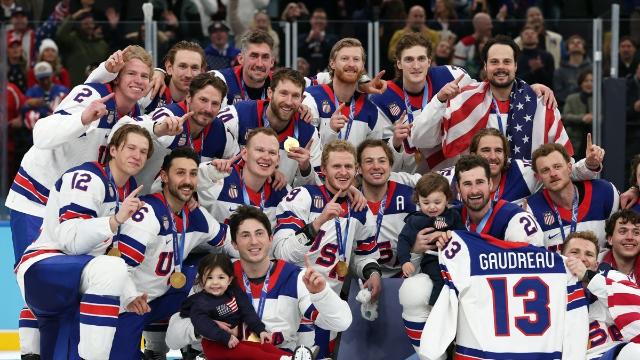 [올림픽] 미국, 46년 만에 남자 아이스하키 금메달…한국 최종 13위