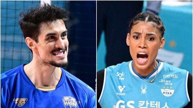 봄 배구 희망 키운 아라우조와 실바, 5라운드 남녀 MVP