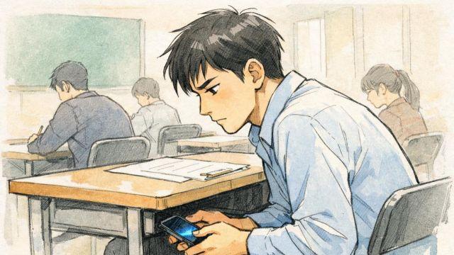 휴대폰 숨겨 AI 앱에 답 물어본 수험생…“벌금 300만원”