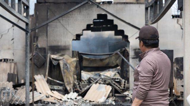 건조·강풍에 이례적 '연쇄산불'…경남 함양 이틀째 진화 작업중