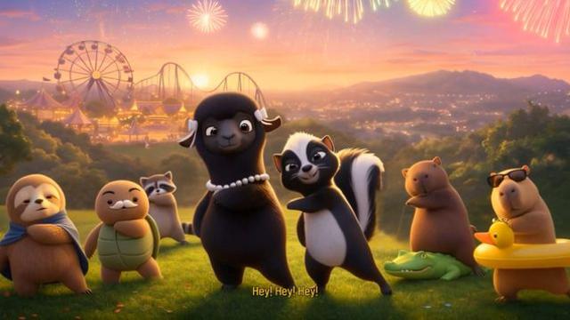 에버랜드, AI로 만든 '뿌빠타운' 동물 애니메이션 SNS 달궜다