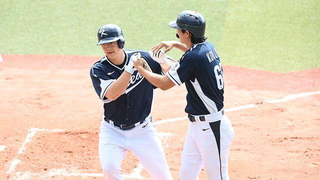 한화가 한화 울렸다!…노시환 투런포+문현빈 결승타→대표팀 7-4 역전승 [WBC 캠프]