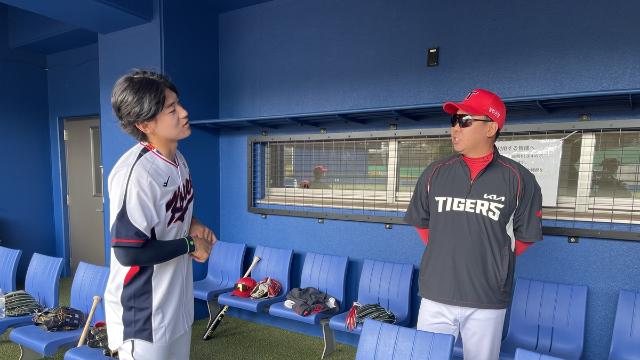 김도영 만난 이범호 KIA 감독 