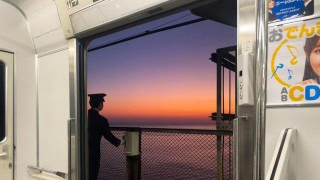 일본 전철 하차 레전드