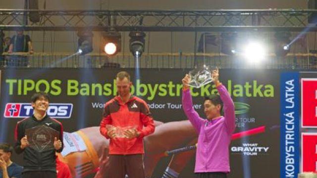 우상혁, 반스카비스트리차서 2m30·동메달…세계실내선수권 티켓 확보