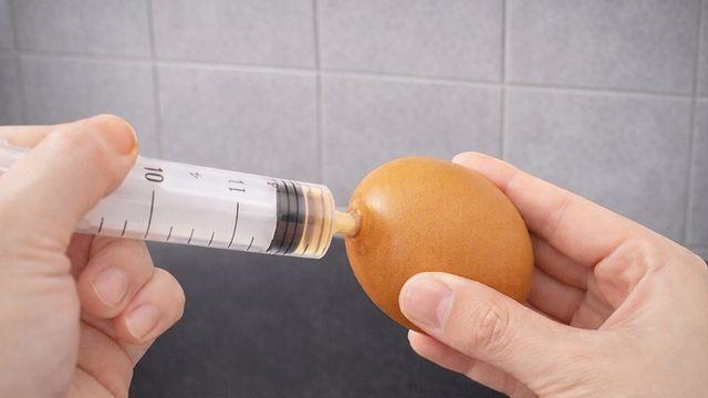 계란에 '주사기'를 꽂아 당겨보세요…다들 “왜 이제 알았지” 합니다