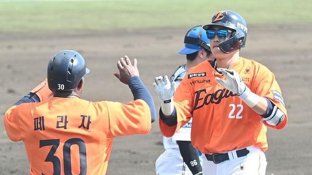 '채은성 결승포+왕옌청 3이닝 무실점+김서현 SV' 한화, 닛폰햄 2군 잡고 연습경기 연승 질주 [오키나와:스코어]