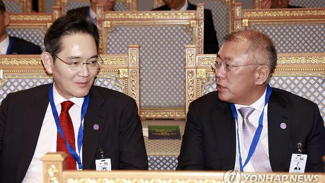 이재용 주식재산 40조 육박…정몽구·정의선 합산 20조 넘어