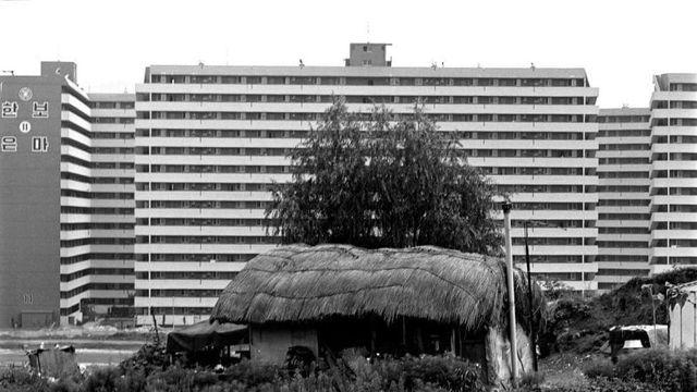 은마아파트가 얼마나 오래되었는지 보여주는 사진