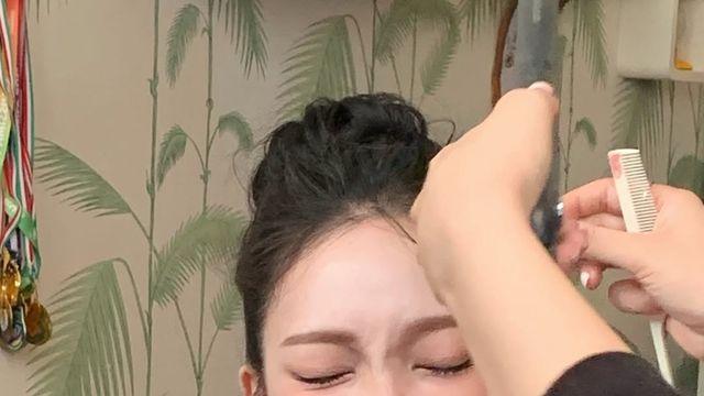 카리나, 도넛 산처럼 쌓아두고 먹었는데…끈나시 핏 실화? [DA★]