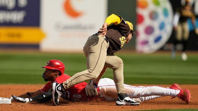 MLB 새내기 송성문, 시범경기서 빅리그 첫 안타 신고