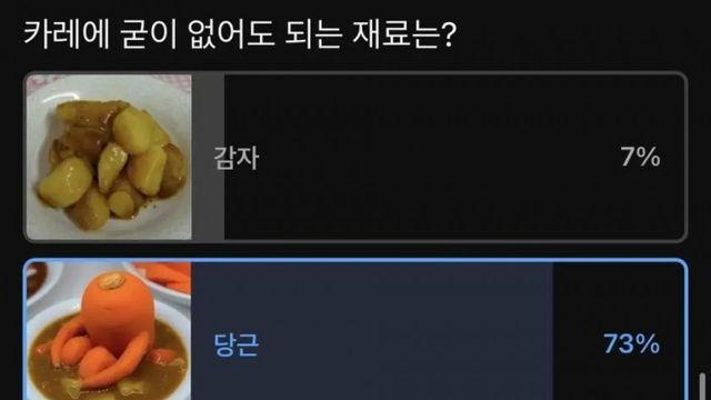 48만명이 투표한 카레에 굳이 없어도 되는 재료는?