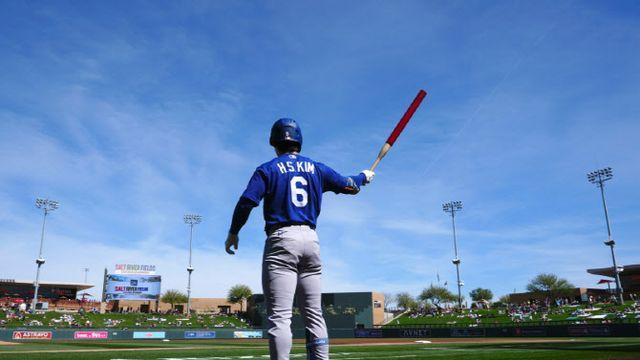 LA 다저스 김혜성, MLB 시범경기 첫 홈런 신고