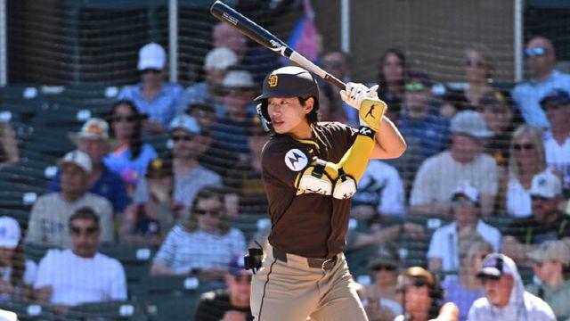 샌디에이고 송성문, 시범 경기서 2경기 연속 안타